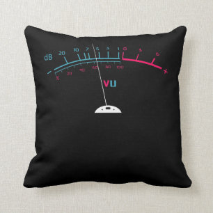 VU Meter Techno Bass Music DJ edm Party Kussen