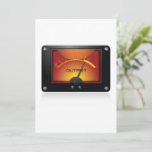 VU Meter Uitgangsmeter Audiometer Kaart (Staand voorkant)