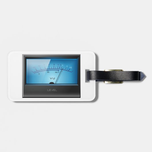 VU-signaalmeter Bagagelabel (Achterkant horizontaal)