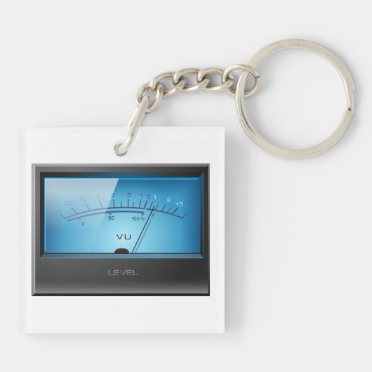 VU-signaalmeter Sleutelhanger (Achterkant)