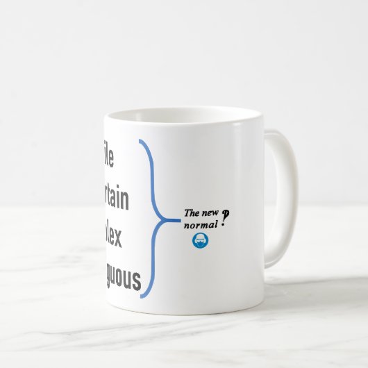 VUCA-mok Koffiemok (Voorkant rechts)