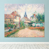  Vue de Saint-Cyr-du-Vaudreuil, Eure  Canvas Afdruk (Insitu (Houten vloer))