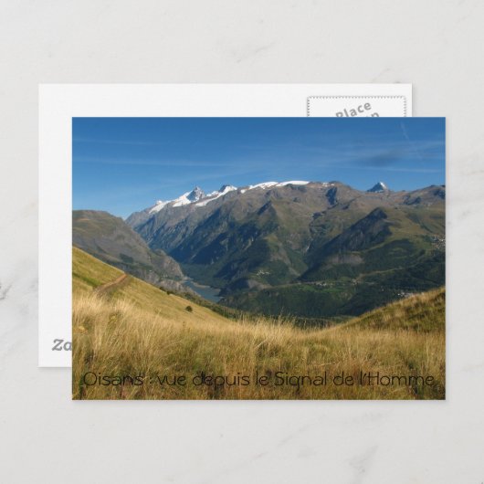 Vue depuisSignaal DE l' homme, Oisans: vue… Briefkaart (Voorkant / Achterkant)