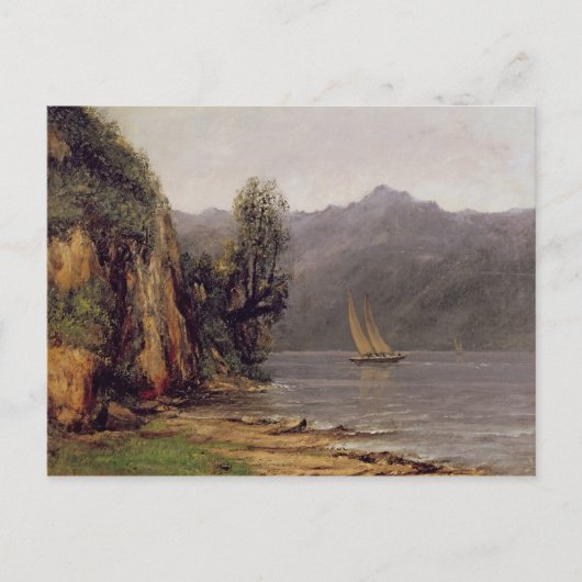 Vue du Lac Leman, c.1873-77 Briefkaart (Voorkant)