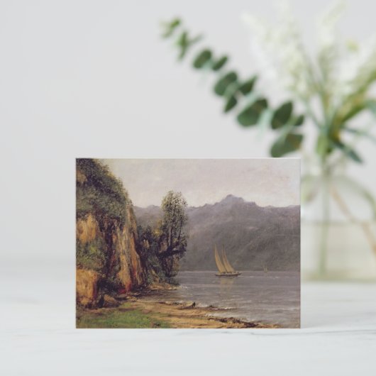 Vue du Lac Leman, c.1873-77 Briefkaart (Staand voorkant)