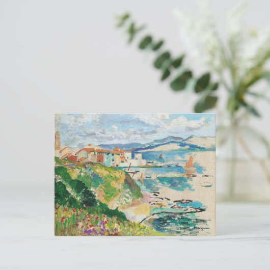 Vue sur la Ponche, Saint-Tropez | Henri Manguin Briefkaart (Staand voorkant)
