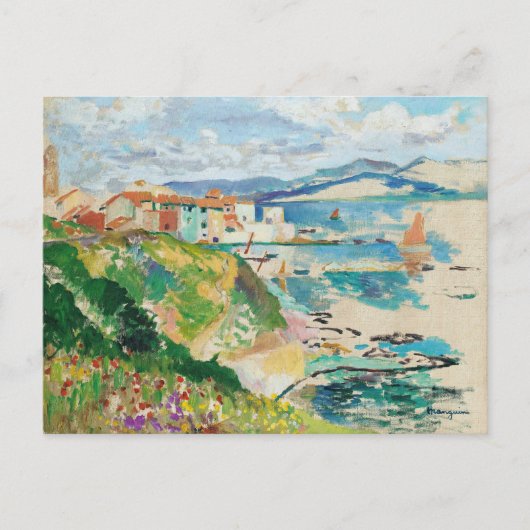 Vue sur la Ponche, Saint-Tropez | Henri Manguin Briefkaart (Voorkant)