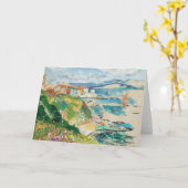 Vue sur la Ponche, Saint-Tropez | Henri Manguin Kaart (Gele Bloem)