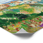 Vue sur la Ponche, Saint-Tropez | Henri Manguin Poster (Hoek)