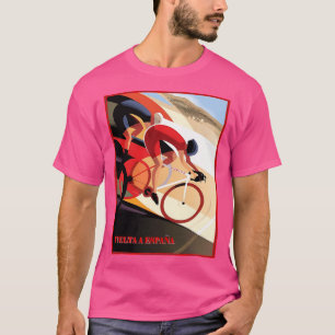 Vuelta A Espana Abstracte fietsrace Print Act T-shirt