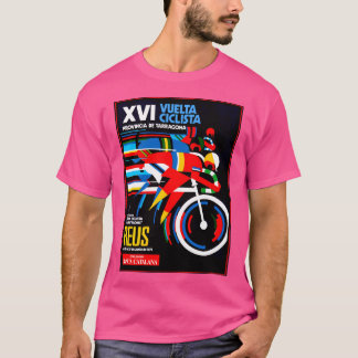 Vuelta Ciclista Vintagebicycle Racing Adverteren T-shirt