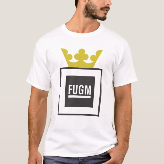 VUGGM met zwarte kroon door SAB T-Shirt (geen kopy (Voorkant)