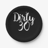 vuil 30 papieren bordje (Voorkant)