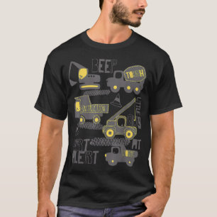 Vuil Alarm Graafmachine Bestuurder Graafmachine Bo T-shirt