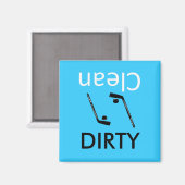 Vuil-Clean hockey Vaatwasser Magneten (Voorkant / Achterkant)