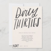 VUIL DERTIGER FEest UITNODIGING (Voorkant)