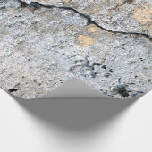 Vuil en gekraakt beton cadeaupapier (Hoek)