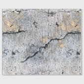 Vuil en gekraakt beton cadeaupapier (Vlak)