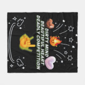 Vuil Geest S schoon Hart Dodelijke Concurrentie Fleece Deken (Voorkant (Horizontaal))