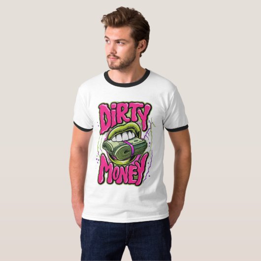 Vuil Geld T-shirt (Voorkant volledig)