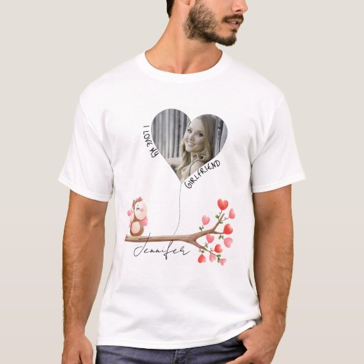 Vuil in liefde, aangepaste foto voor Valentijnsdag T-shirt (Voorkant)