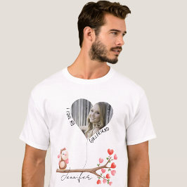Vuil in liefde, aangepaste foto voor Valentijnsdag T-shirt