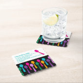 Vuil lepel coaster voor frisdrank kartonnen onderzetters (Insitu)