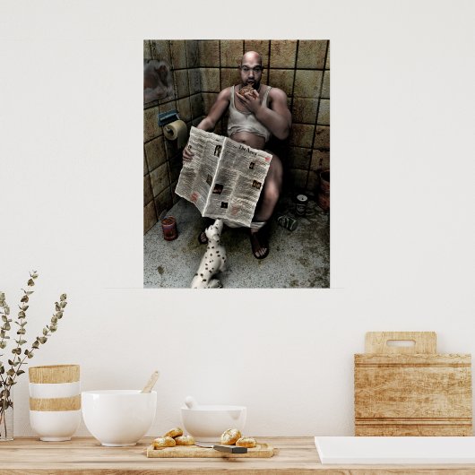 vuil man poster (Keuken)