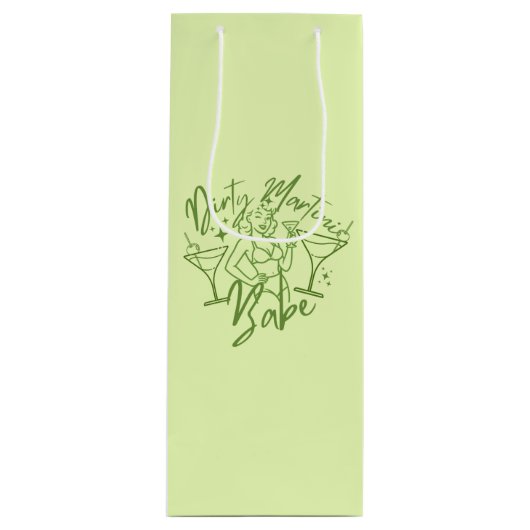 Vuil Martini Babe Wijn Cadeautas (Voorkant)
