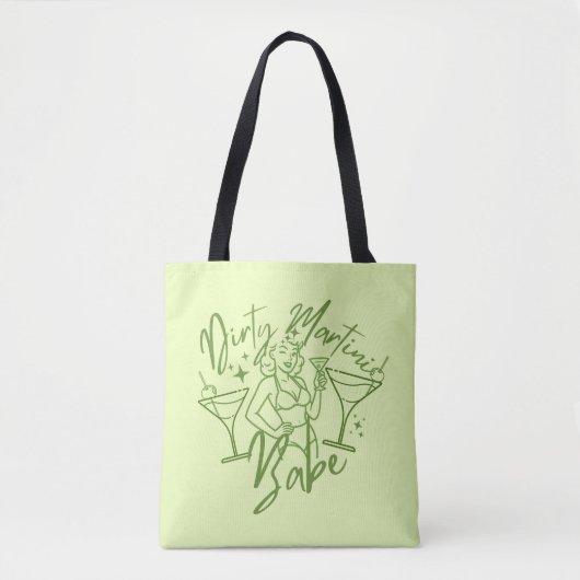 Vuil Martini Meisje Tote Bag (Voorkant)