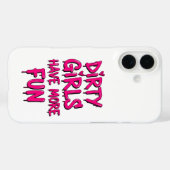 Vuil Meisjes Hebben Meer Plezier Modder Modder Mei Case-Mate iPhone Case (Achterkant (horizontaal))