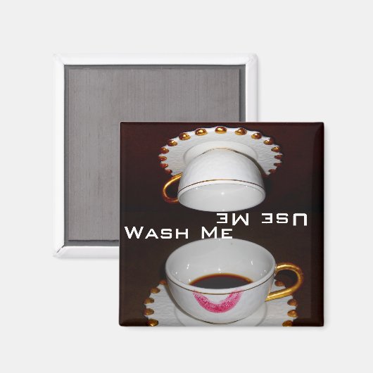 Vuil of schoon: was me of gebruik me gerechten magneet (Voorkant / Achterkant)