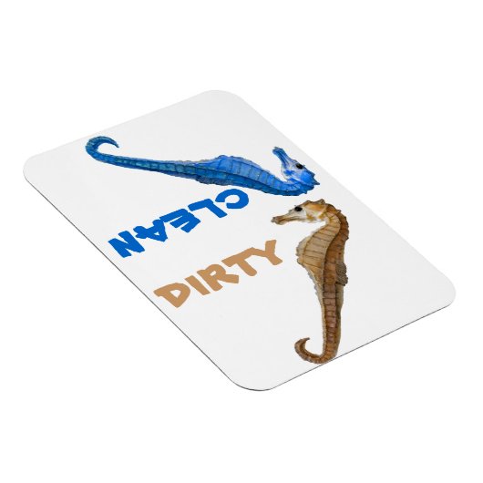 Vuil of schoon zeepaardje magneet (Rechterzijde)