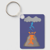 Vuil onweer sleutelhanger (Voorkant)