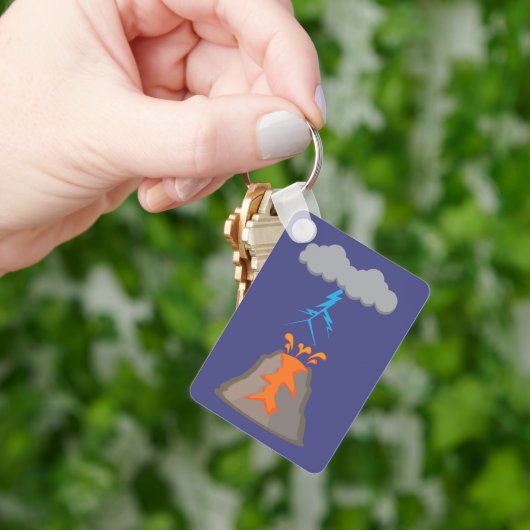 Vuil onweer sleutelhanger (Hand)