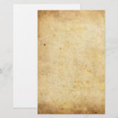 vuil perkamentpapier briefpapier (Voorkant / Achterkant)