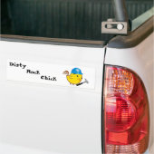 Vuil Rock Meisje Bumpersticker (Op Truck)
