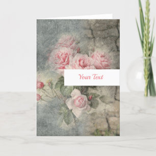 VUIL ROZEN - Vintage Bloemen Kaart