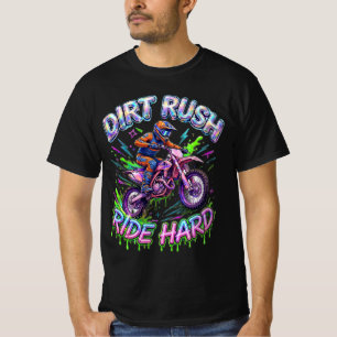 Vuil Rush Ride Hard Zuur Drip T-shirt