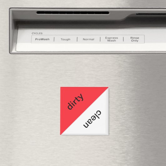 Vuil / schoon Vaatwasser magneet (Insitu (Vaatwasser))