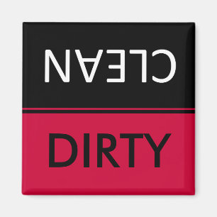 Vuil schoon Vaatwasser Magneten