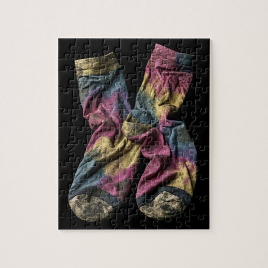 Vuil Sock Collectie Legpuzzel (Verticaal)