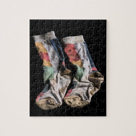 Vuil Sock Collectie Legpuzzel (Verticaal)