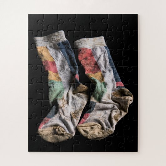 Vuil Sock Collectie Legpuzzel (Verticaal)
