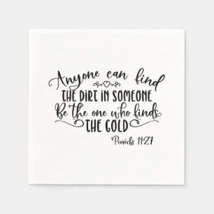 Vuil Spitten in Iemand Christelijk Grappig Servet