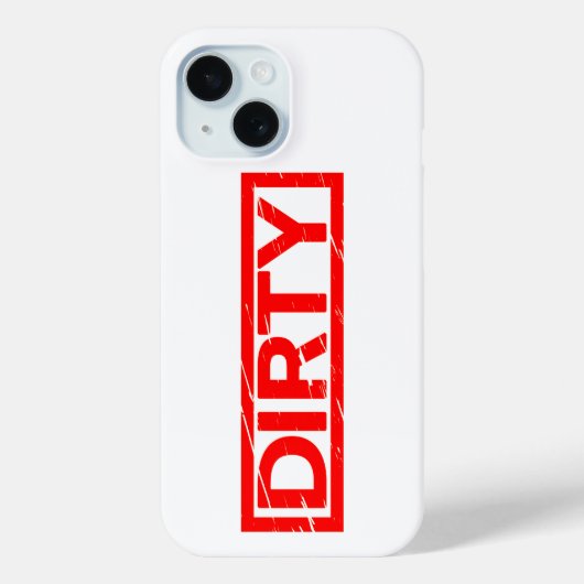 Vuil Stempel Case-Mate iPhone Case (Achterkant)