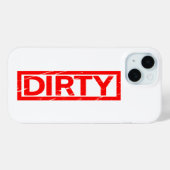 Vuil Stempel Case-Mate iPhone Case (Achterkant (horizontaal))