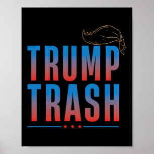 Vuil Trump 2025 Grunge Afval Voor Trump Grappige T Poster
