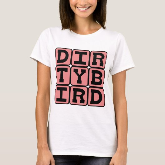 Vuil Vogeltje, Cocktail T-shirt (Voorkant)