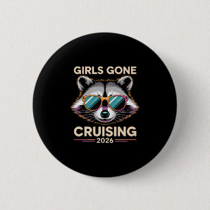 Vuil Wasbeer Meisjes Gaan Cruisen 2026 Cruise Vaka Ronde Button 5,7 Cm